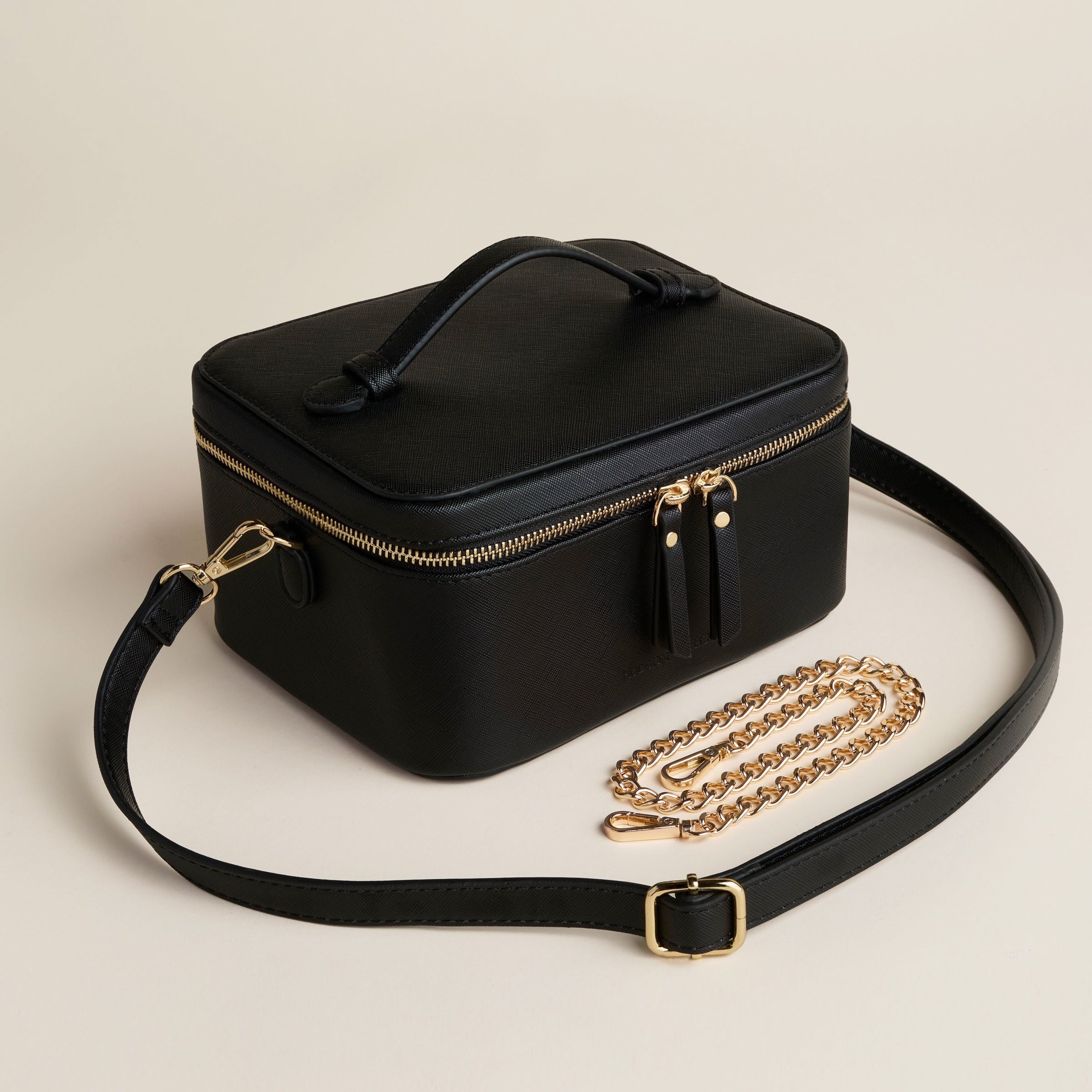 Jetsetter Train Case-Preto Black Jetsetter Train Case-Preto Black
