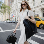 stylish and spacious garment bag wrinkle free with interior pocket