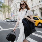 stylish and spacious garment bag wrinkle free with interior pocket
