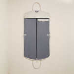 travel garment bag ecru cream 