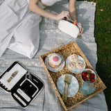best small and practical spacious makeup beauty bag for traveling or on the go tsa friendly and travel friendly pouch