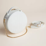 tsa approved travel friendly round cosmetic bag
