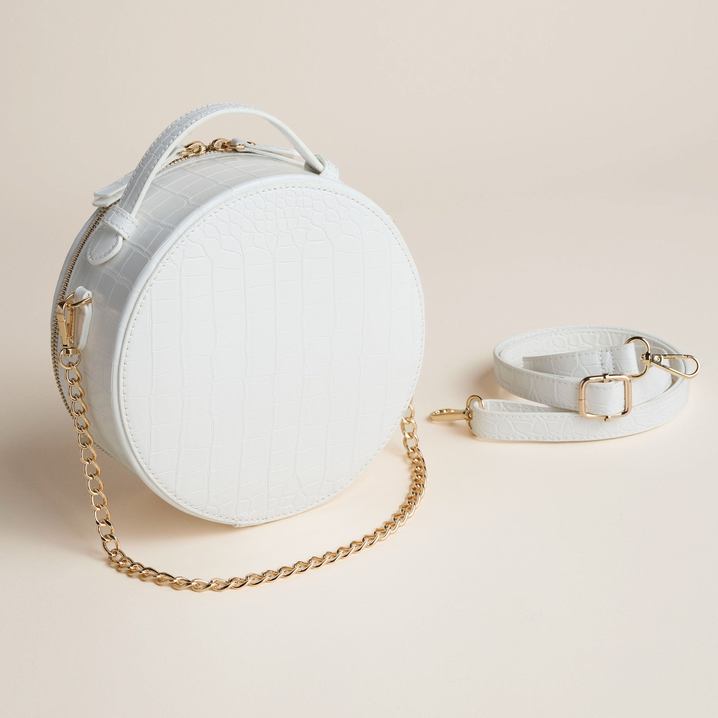 tsa approved travel friendly round cosmetic bag