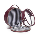 Amora Nomad Round Cosmetic Travel Case by Hudson + Bleecker