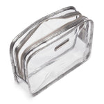 Lava Away Clear Case Hudson + Bleecker TSA Friendly Makeup Bag Travel