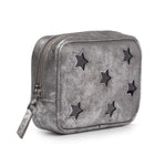 Makeup bag with perforated stars by Hudson + Bleecker