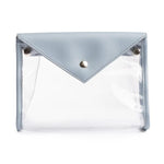 Clear Travel Makeup Bag Lagoon En Route Travel Clutch by Hudson + Bleecker