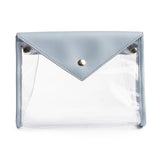 Clear Travel Makeup Bag Lagoon En Route Travel Clutch by Hudson + Bleecker