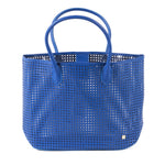 blue tote bag