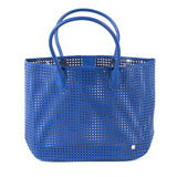 blue tote bag